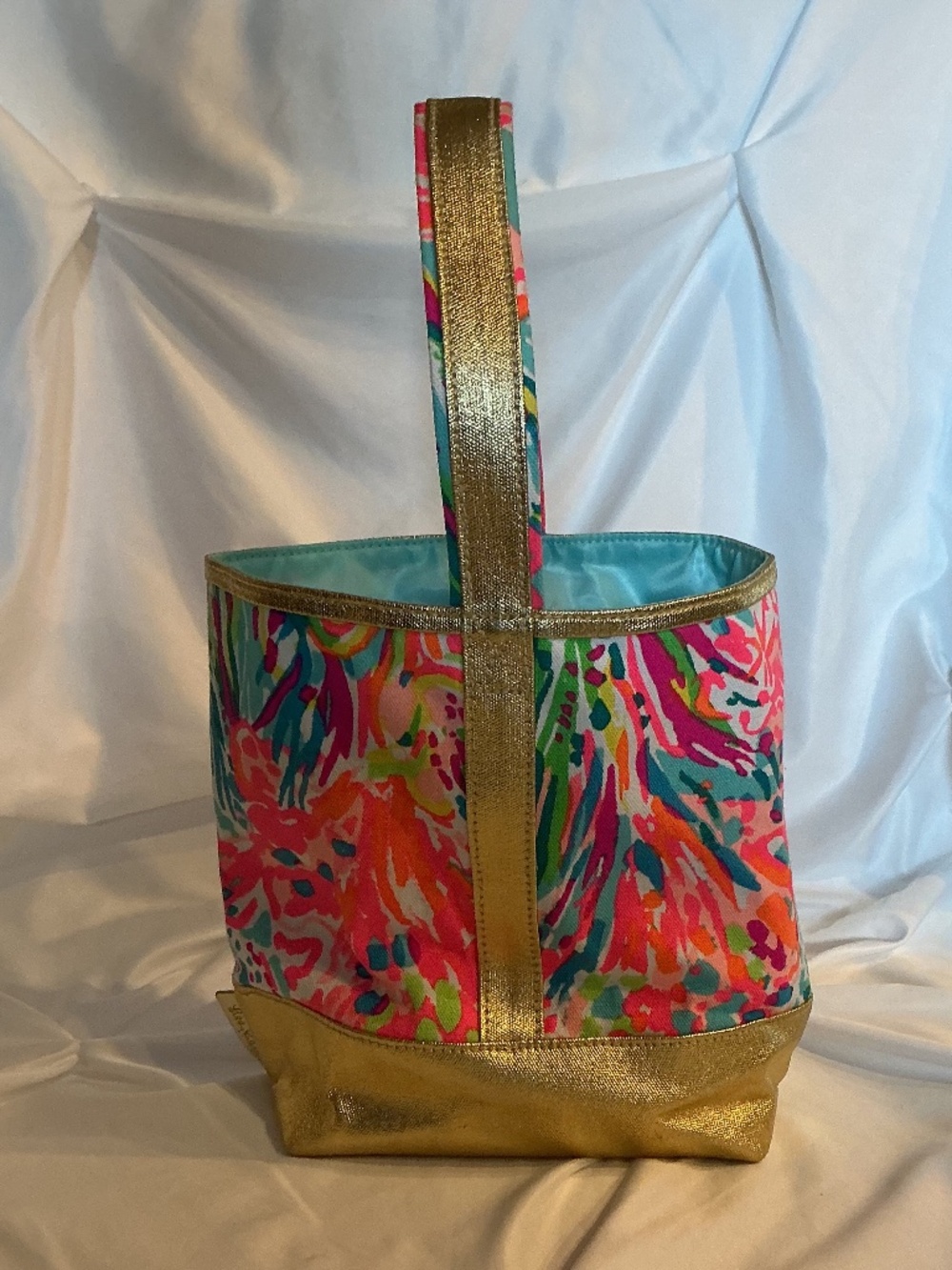 Lily Pulitzer Canvas Wine Tote